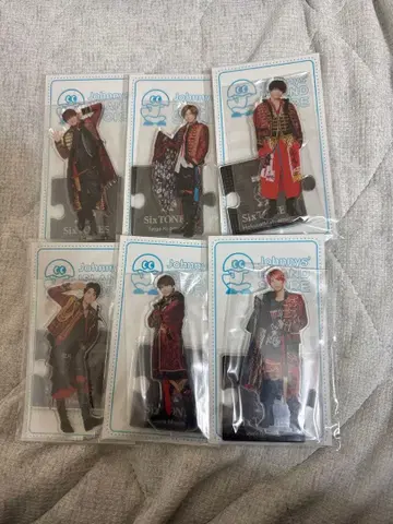 SixTONES 아크릴 스탠드 6체 세트