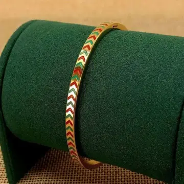 빈티지 골드 오픈 뱅글 팔찌 앤티크 심플