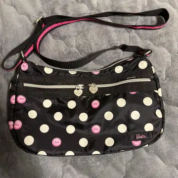 레스포 x Barbie 도트 무늬 숄더백