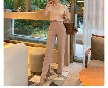 와이드 슬릿 슬랙스 S 사이즈