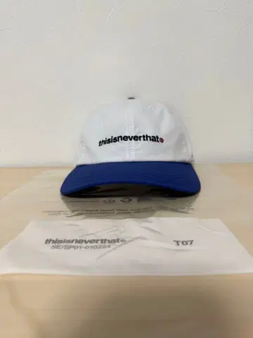 thisneverthat 네버댓 캡 블루 x 화이트
