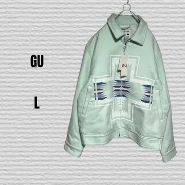 미사용 새상품 [ GU ] KIM JONES 콜라보 블루종 L 사이즈