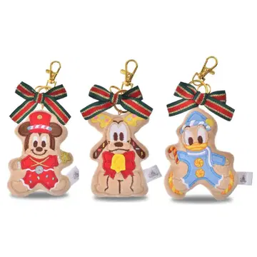 미키 플루토 도날드 키링 키체인 크리스마스 쿠키