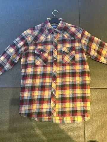 Wrangler 체크 무늬 플란넬 셔츠