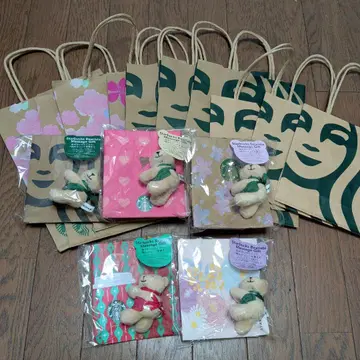 Starbucks 스벅 봉제 인형 5개 세트