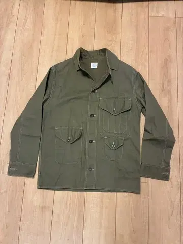 포스트 오버롤 커버올 밀리터리풍 코튼 USA제 카키