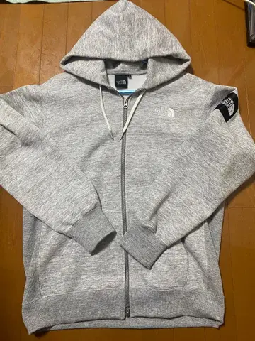 THE NORTH FACE 그레이 지퍼 후드티 L