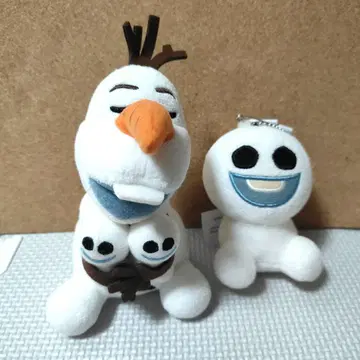 디즈니 겨울왕국 올라프 스노우기스 인형 배지