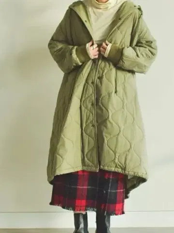 BEAMS BOY 나일론 퀼팅 푸드코트