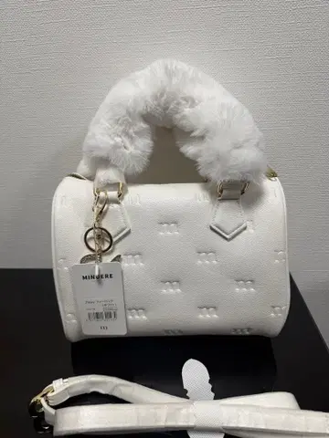 MINUERE 화이트 핸드백