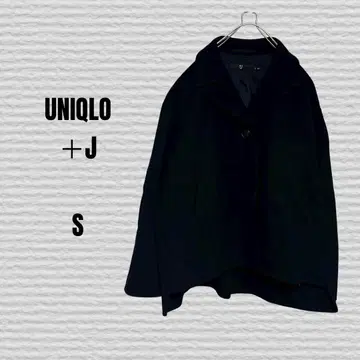 [ UNIQLO +J ] 더블 페이스 셔츠 자켓 69 NAVY S 사이즈