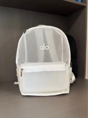 alo 메쉬 백팩 화이트