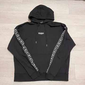 카파 Kappa 후드티 블랙 사이드 라인 후디 프리 사이즈