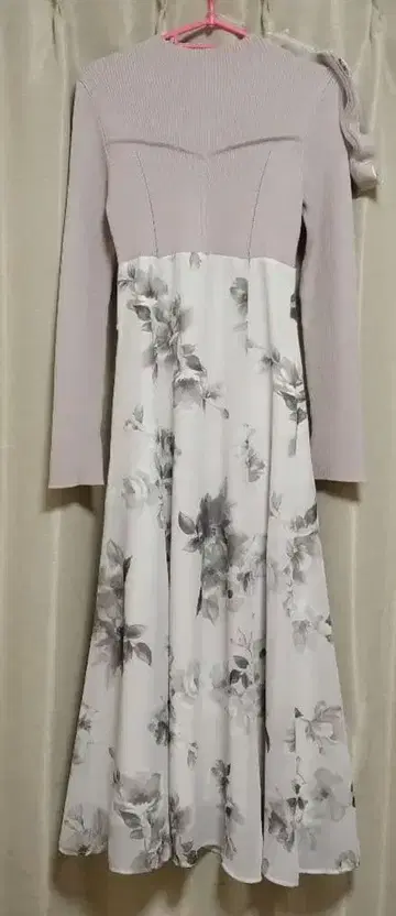 새상품급 머큐리 듀오 플라워 도킹 롱 슬리브 원피스