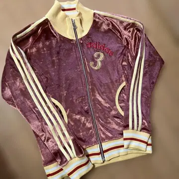 구제 의류 레어 adidas 벨벳 트랙 자켓
