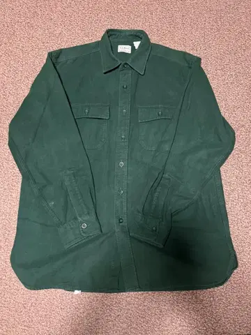 L.L.Bean 다크 그린 긴팔 셔츠