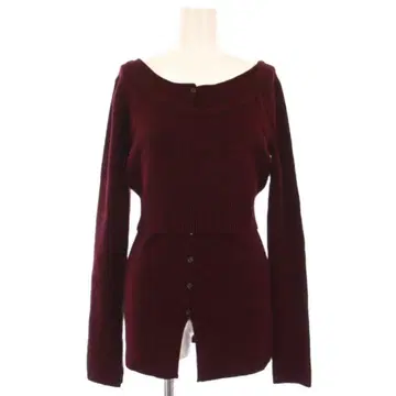 CLANE BUSTIER SET BOAT NECK KNIT