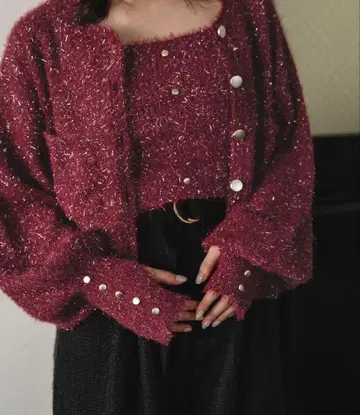 글리터 니트 앙상블