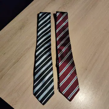 새상품급 REGAL 넥타이 레지멘탈 네이비 세트