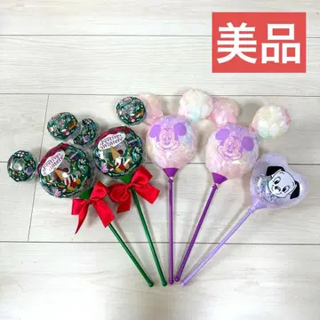 새상품급 손잡이 벌룬 5개 세트 릴 린 린 크리스마스 101마리 강아지