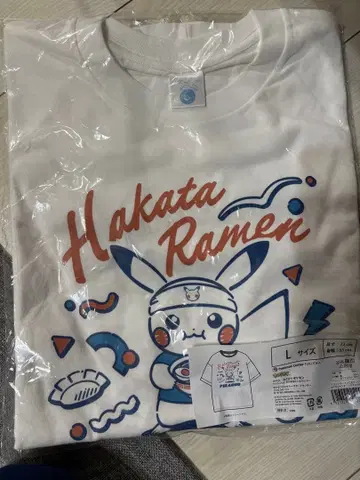 포켓몬 센터 후쿠오카 한정 T셔츠 L