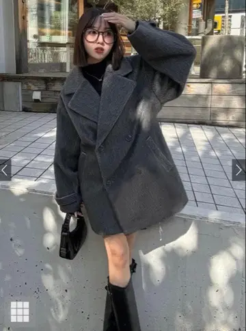 GRL 그레일 샤기 코쿤 코트 [ ze839 ] 아우터