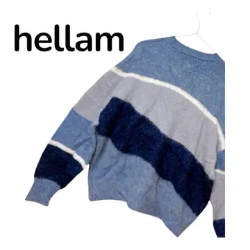 [ Hellas ] 그라데이션 스인터샤 기모 니트 긴팔 니트 스웨터