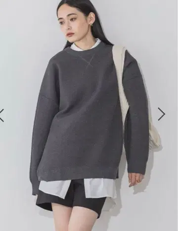 JEANASIS 12G 자카드 볼륨 슬리브 풀오버