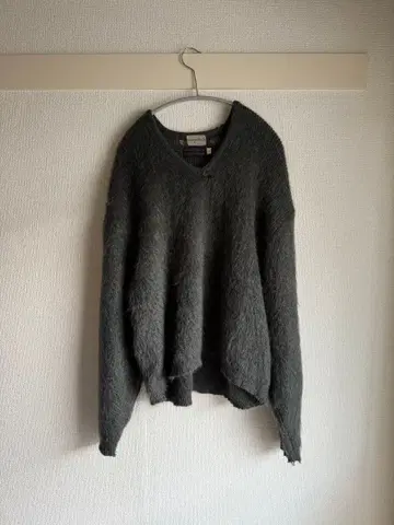 Louis petluck inc. 60s 모헤어 니트 가디건 그린