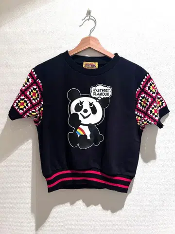 HYSTERIC GLAMOUR RAINBOW PANDA 반팔