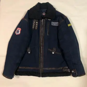 FDNY 파이어 존 파이어맨 자켓 90s M 사이즈 네이비