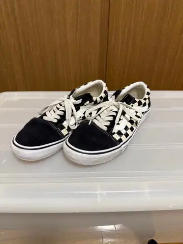 VANS V36CL4 블랙/화이트 27.5cm