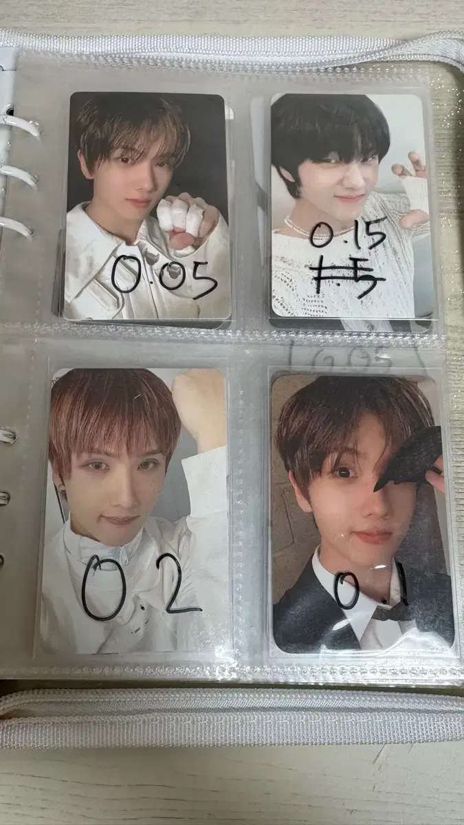 NCT 포토카드 팔아요 (박지성, 김정우, 마크, 런쥔)