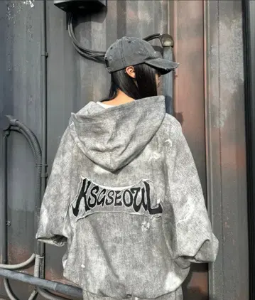 KsG 돌먼 로고 지퍼 후디