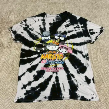 NARUTO x SANRIO 나루토 헬로키티 산리오 T셔츠 콜라보