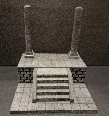 디오라마 베이스 신전 피규아트 드래곤 퀘스트 가샤폰 퀘스트 등 293