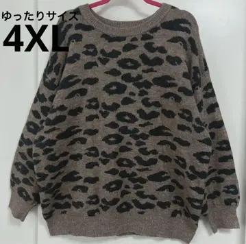 avail SUREVE 레오파드 무늬 레오파드 4L 니트 스웨터