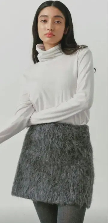 ALEXIA STAM 샤기 미니 스커트 미사용