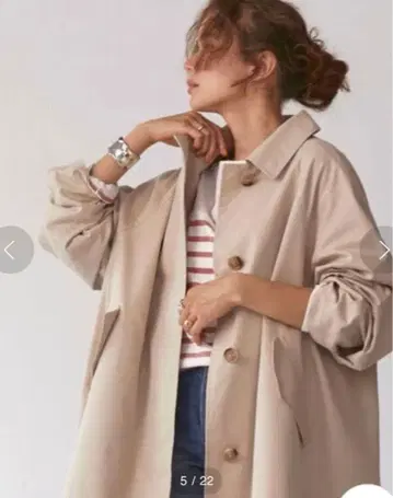 ungrid 스탠 칼라 롱 코트