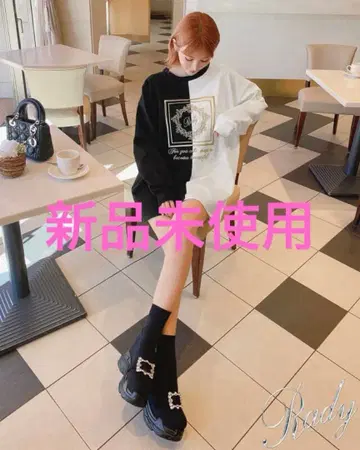 Rady 바이컬러 호텔 시리즈 롱 T셔츠 갸루