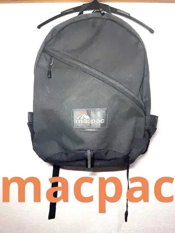 macpac 블랙 백팩