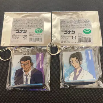 명탐정 코난 슬라이드 아크릴 키링 야마토 칸스케 우에하라 유이 트레이딩