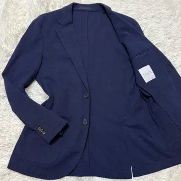 매킨토시 철학 테일러드 자켓 울 언컨 네이비