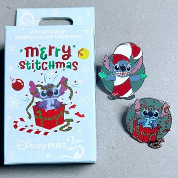 디즈니 스티치 시크릿 핀 배지 선물 캔디