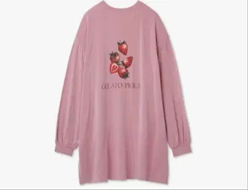 gelato pique 스트로베리 풀오버 원피스 룸웨어