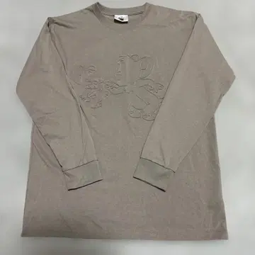 톰과 제리 엠보싱 가공 T셔츠 L 베이지