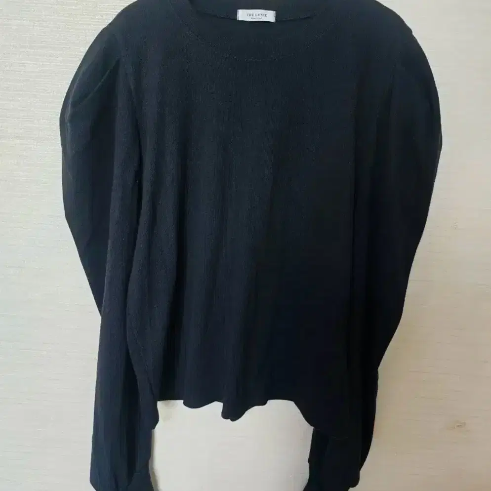 Free Shipping &amp; Includes Delivery Fee #Almost New #Round Neck Shoulder Puff Long Sleeve T-shirt