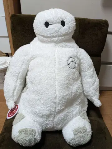 베이맥스 그랑데 봉제 인형 앉은 Ver