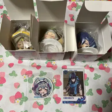 원신 스시로 콜라보 피규어 오로룬 사유 카치나 카드 스티커