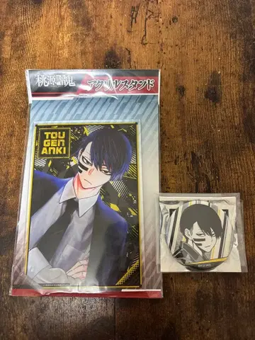 [ 복숭아 ] 무타노 무진 아크릴 스탠드 캔뱃지 메디 코스 원작 굿즈